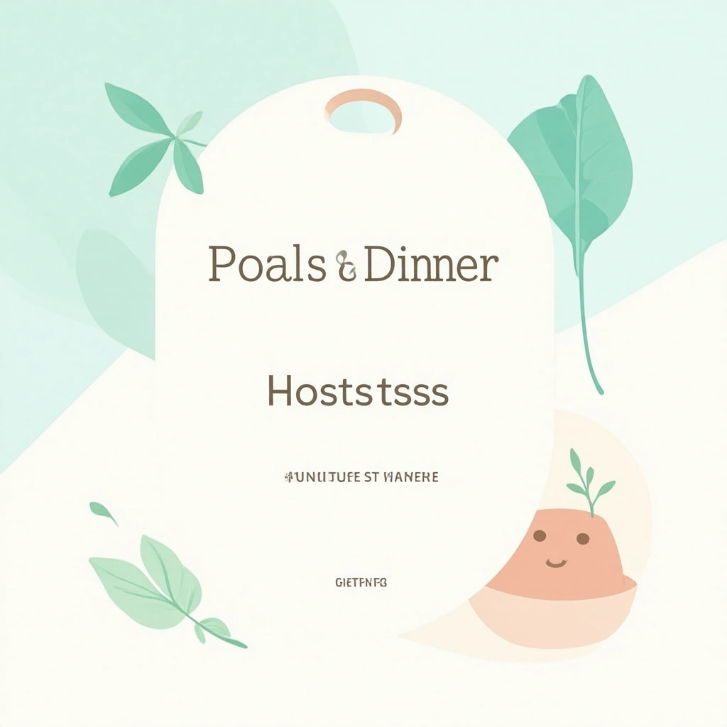 Hostess gift tag