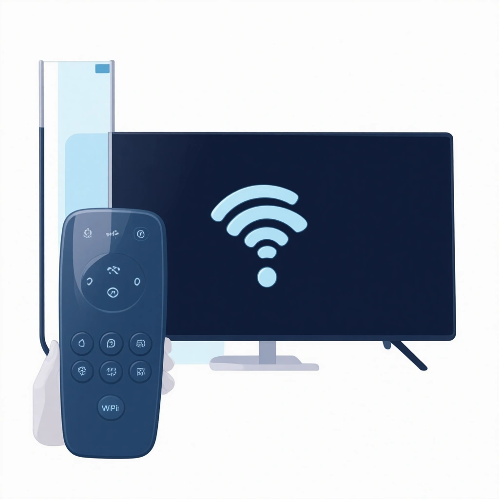 Next to the TV Remote