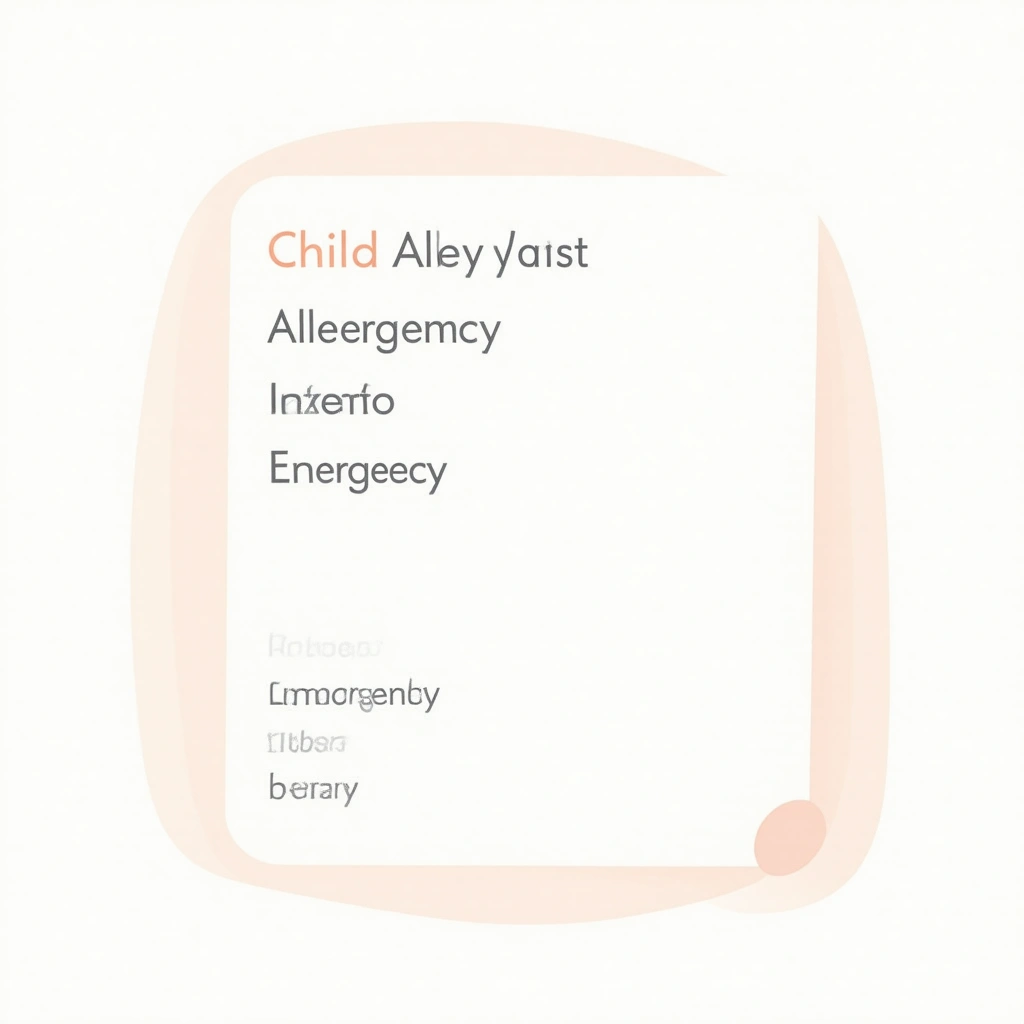 Allergies field as a real-talk list